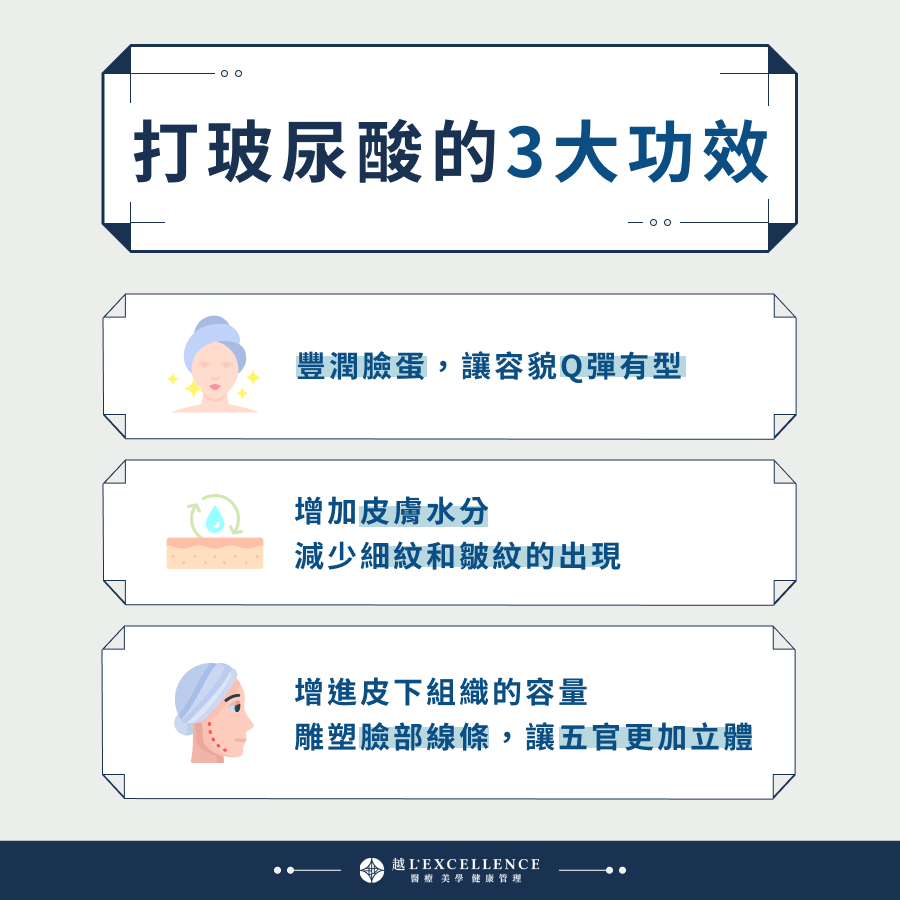 施打玻尿酸的3大功效