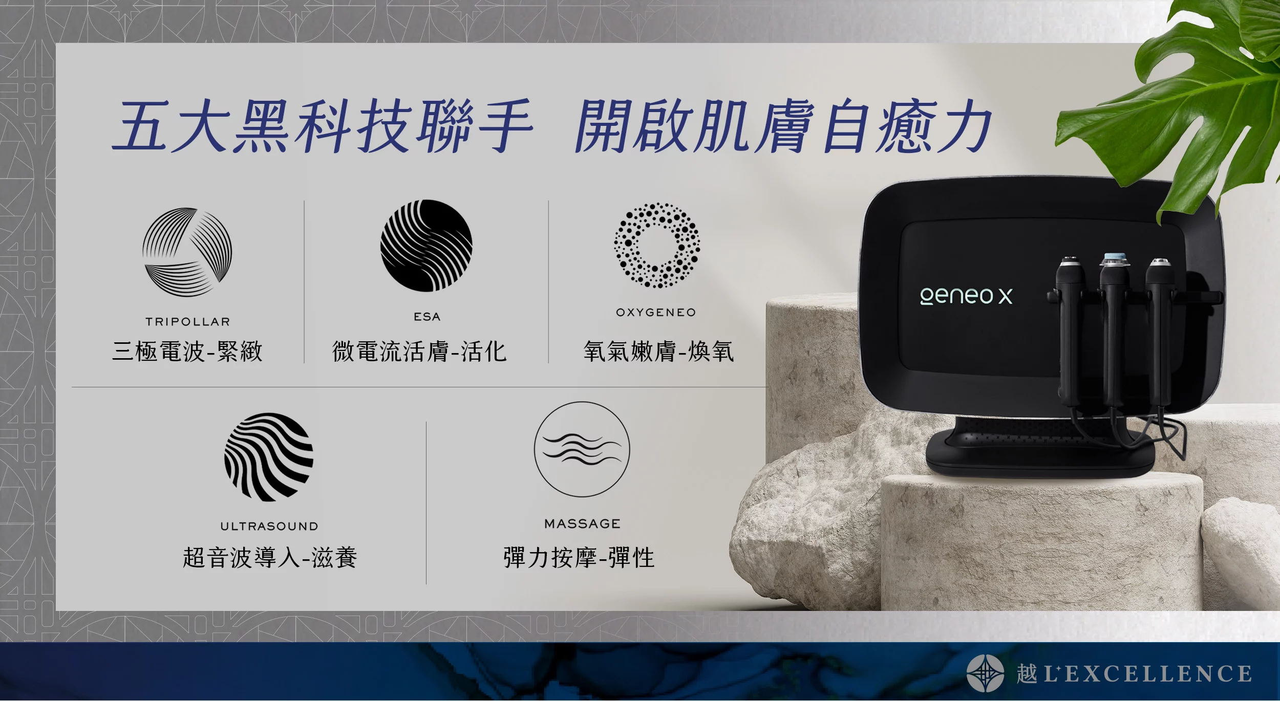 GeneoX 氧氣嫩膚 醫美保養 毛孔細緻 抗老療程 越診所03