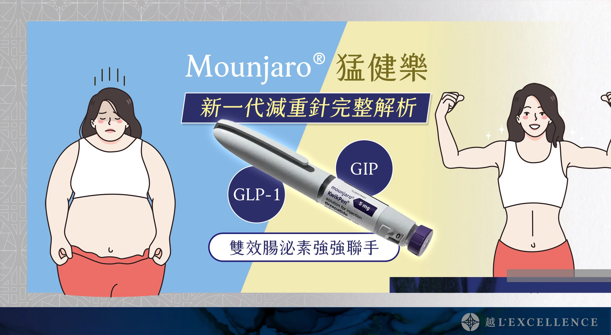 猛健樂 Mounjaro® 瘦瘦針 減重 燃燒脂肪 越診所01
